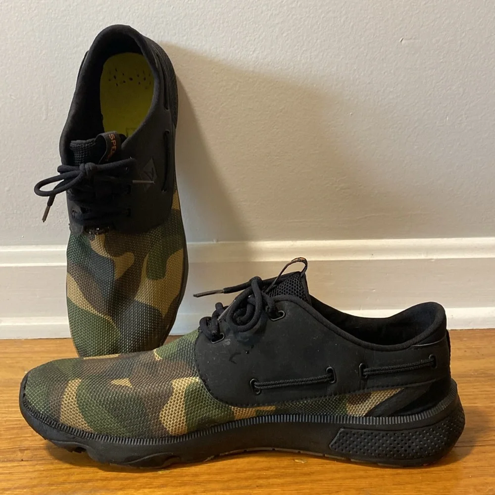 Sperry Camouflage Boating Quick Dry Sneakers